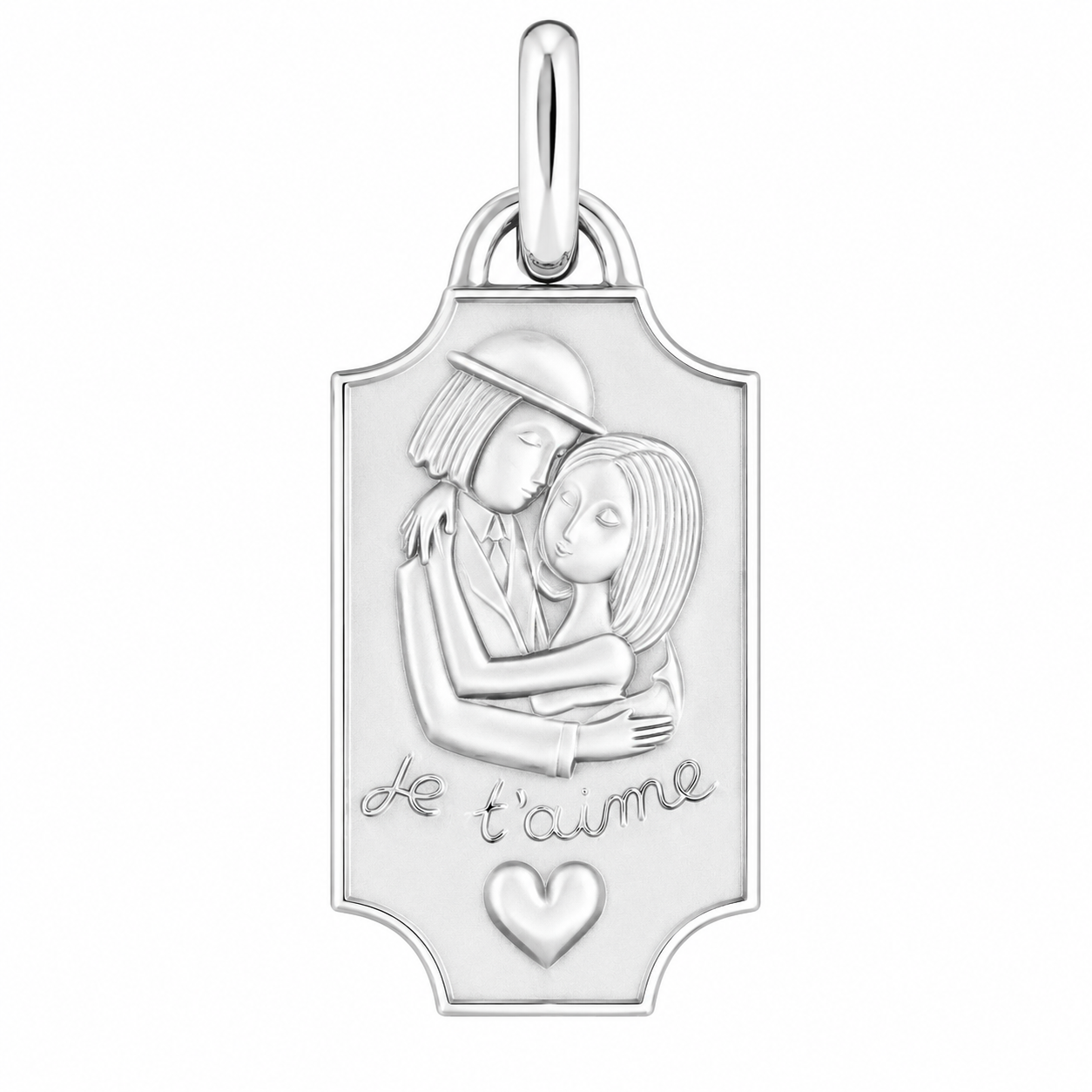 Médaille rectangulaire en argent